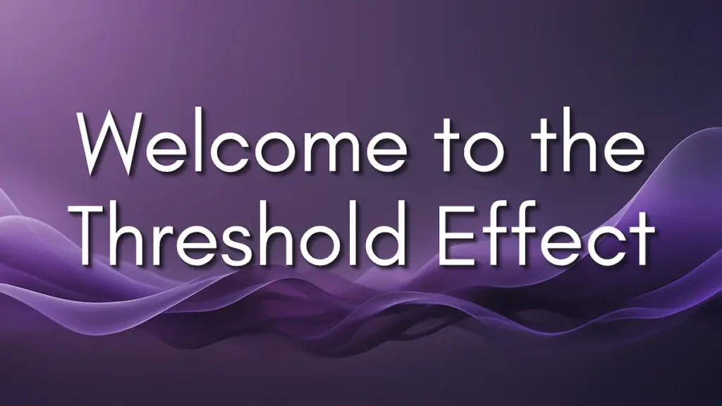 Welcome to the Threshold Effect. Sci-Fi and Fantasy Worldbuilding by Jay Angeline