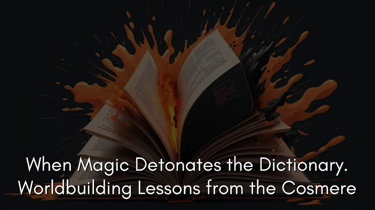 When Magic Detonates the Dictionary. Worldbuilding Lessons from the Cosmere
